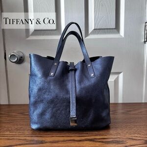 Tiffany & Co. Navy Blue Tote Bag